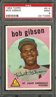 1959 Topps High Grade Complete Set of 572 Cards with 16 PSA Graded! 